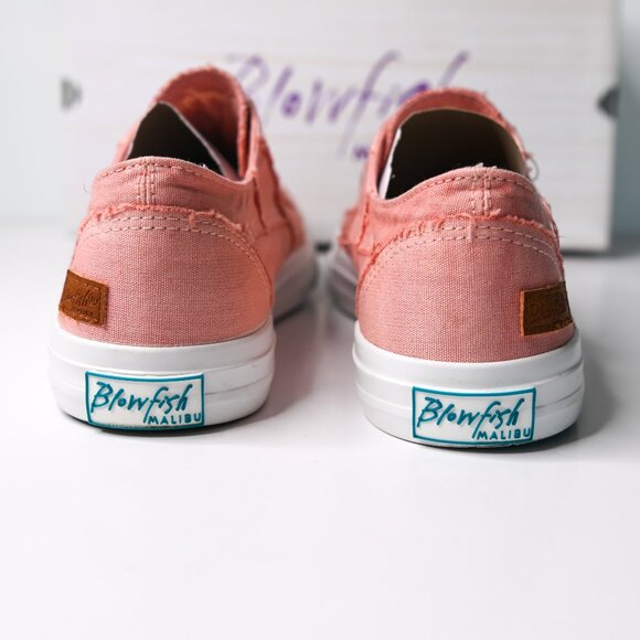 BLOWFISH MALIBU Women's Pink Marley Slip On Washed Canvas Sneaker - Size 10 - Picture 5 of 13